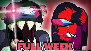 FRIDAY NIGHT FUNKIN' mod EVIL Boyfriend VS Red n Green Impostor FULL WEEK (V4)