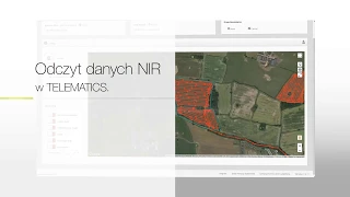 Odczyt danych NIR w CLAAS TELEMATICS