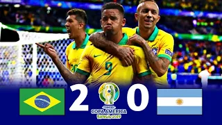 Brazil vs Argentina 2-0 | 2019 Copa America Semi Final Extended Goals & Highlights HD