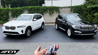 2022 BMW X3 LCI VS 2021 BMW X3 Comparison! What are the changes?