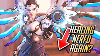 Healing Nerfed AGAIN? 😭 Top 500 with Mercy! - Overwatch 2