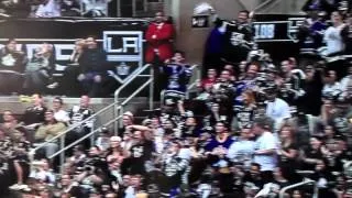 Jonathan Quick drops 3 F Bombs at the LA Kings Stanley Cup Rally