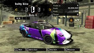 Nissan 240SX | Customization JUNKMAN | Need For Speed Most wanted 2005 | SHOHAN | 4K