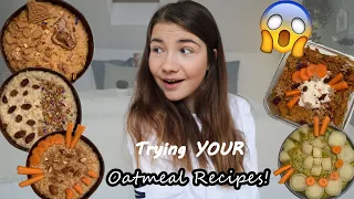 Ich teste EURE Oatmeal Rezepte!