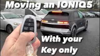 Move your IONIQ5 using your key only - #ioniq5 #remotecontrol #hyundaiioniq5