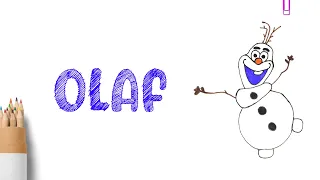 Draw a Olaf / Рисуем Олафа