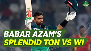 Reliving Babar Azam's Spectacular 💯 vs West Indies in 1st ODI, 2022 | PCB