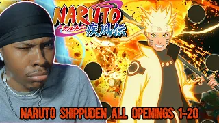 Reacting To All Naruto Shippuden Openings 1-20 - Anime OP Reaction / Blind Reaction