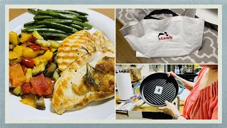 UNBOXING STAUB CAST IRON GRILL PAN | HOW TO COOK CHICKEN BREAST IN A STAUB GRILL PAN || Malou Mori