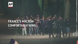 France's Macron comfortably wins second term