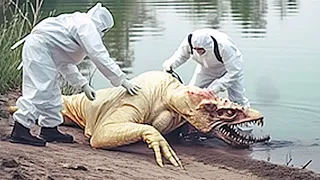 Man's Camera Caught A Massive Creature Crawling Out of the Amazon River...