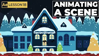 Animate a complete scene in After Effects || After Effects Course Lesson 18