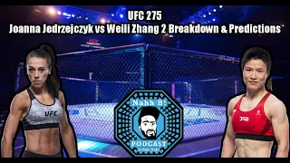 UFC 275 - Joanna Jedrzejczyk vs Weili Zhang 2 Breakdown & Prediction w/ Highlights !