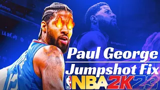 NBA2K23 Paul George Jumpshot Fix