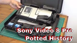 DuB-EnG: Sony Video 8 Pro Handycam Hi Digital Camera Camcorder - A potted history and old footage