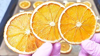 Как высушить апельсиновые кольца в духовке | Зимний декор для тортов, выпечки, напитков и т.д.