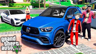 ОТЕЦ И СЫН В GTA 5 - ПАПА СПАЛИЛ МЕНЯ НА РАЗБИТОМ МЕРСЕДЕСЕ ДЖЕЙН ! ⚡ГАРВИН