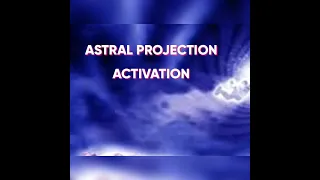 Astral projection activation with light language and angelic symbol