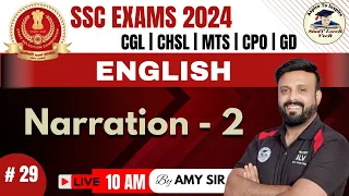 English Class-29 For SSC CPO SI 2024 | Strategy And Planning To Crack SSC CPO SI 2024 | By Amy Sir