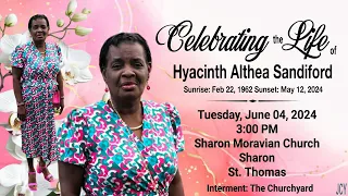 Service of Thanksgiving for Hyacinth Sandiford - June 4, 2024