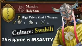 This EU4 game drove me insane... [Theocratic Swahili Norse Manchu EU4 Meme]