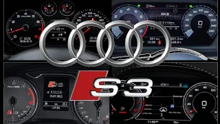 Audi S3 Line Acceleration Battle (1999-2022)