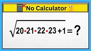 Nice Square Root Math Simplification Problem