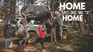 Roof top tent living in the Colorado wilderness - High Country Overland Trail S3E12