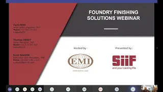Foundry Finishing Solutions Webinar - SiiF x EMI