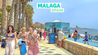 Malaga, Spain 🇪🇸 Summer 2023 4K-HDR Walking Tour