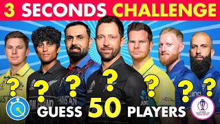 Can You Guess The Cricket Player in 3 Seconds? - PART 2 | World Cup 2023 Quiz