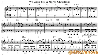 We Wish You A Merry Christmas | Easy Piano Arrangement