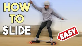 How To Slide Your Electric Skateboard or Longboard EASY