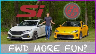 Honda Civic Si vs FRS/BRZ/86 - Can FWD Be More Fun Than RWD?