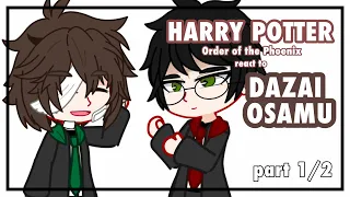 Harry Potter react to new transfer student as Dazai Osamu || (5TH YEAR) || HP X BSD || part 1/2 ||