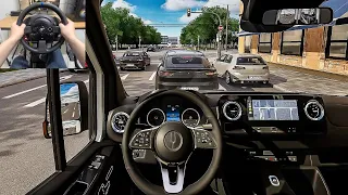 CityDriver - Alvarez Lentz Marathon (Sprinter) | Early Beta [Steering Wheel Gameplay]