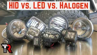Which Off-road Lights are Better? HID vs. LED vs. Halogen & Beam Patterns