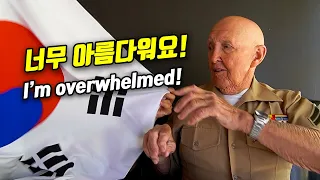 American Korean War Veterans were Overwhelmed by our Surprise Visit from Korea