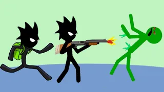 Stickman vs Zombies!! OLD GAME Chapter 6 HARD Level 61-66