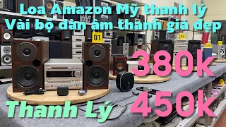 19/5/2024. Loa Musky Amazon Mỹ thanh lý rẻ. Đồ âm thanh giá chỉ từ 380k. Loa màng gỗ lại có hàng