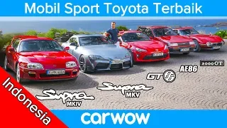 New Supra v MK4 v 2000 GT v GT86 v AE86 v Celica - mobil sport Toyota terbaik!