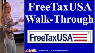 FreeTaxUSA April 2024 efile income deadline. How to file your taxes online. Tutorial, walkthrough.