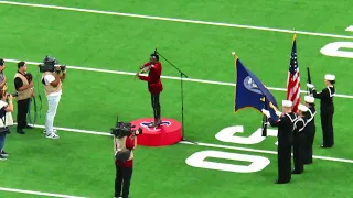 Texans vs Browns 2023 -- National Anthem