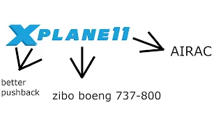 Как установить AIRAC, zibo boeng 737 800, better pushback в X Plane 11