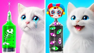 A mi gatito le encanta el Circo Digital 😻🤡 Mejores trucos para dueños de mascotas