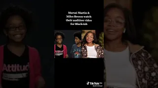 Miles & Marsai interview 😍 #tiktok #marsaimartin #milesbrown #blackish