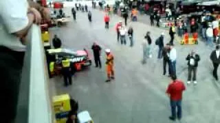 The sound of Jeff Gordon's car in garage at Vegas race March 6, 2011