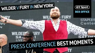 Funniest moments from Wilder v Fury New York press conference | "There's only one Tyson Fury!"