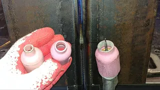 What is the difference when welding with nozzles of different sizes? TIG vertical butt welding