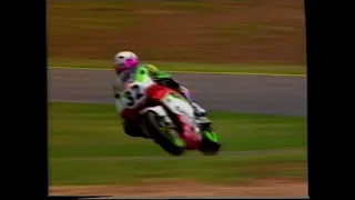 Anthony Gobert Early Race at 1993 Australian Superbikes R2 - Eastern Creek Triple Challenge